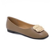 Ballerines  à Bijou Doré