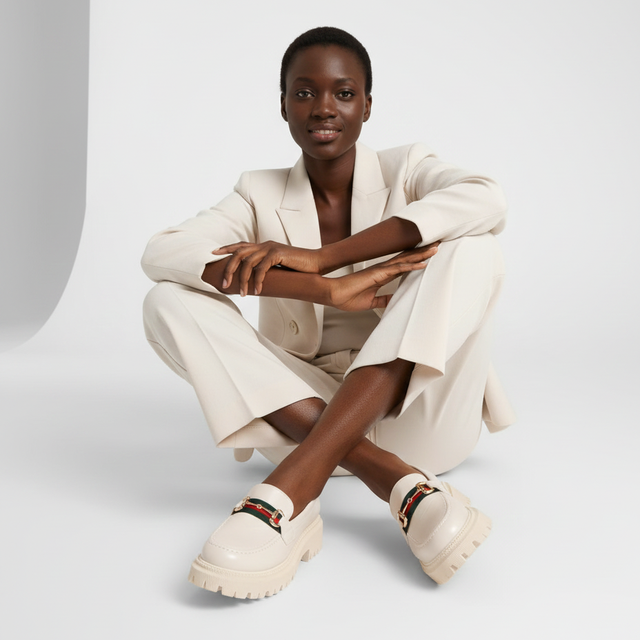 Mocassins femme en Cuir