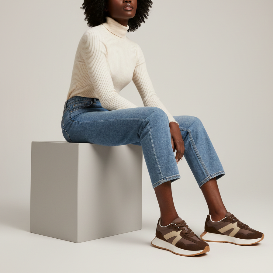 Baskets à lacets pour femmes