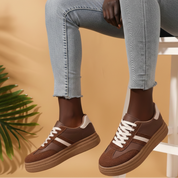 Baskets iconiques noires à semelle épaisse