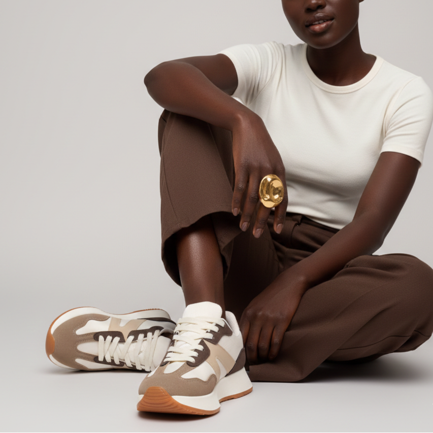 Baskets à lacets pour femmes