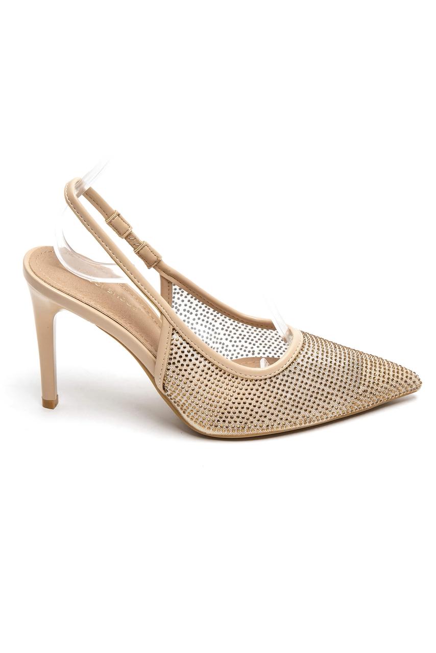 Escarpins Slingback à Strass