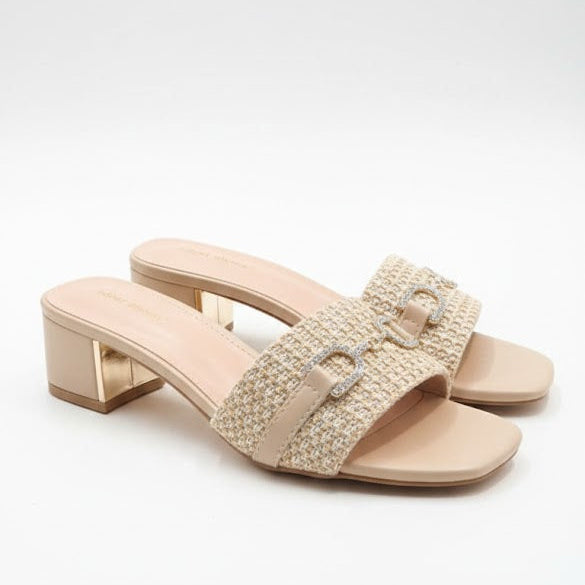 Mules à Talons Carrés