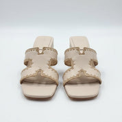 Mules à Talons Carrés