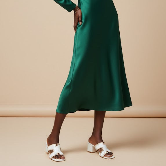 Mules à Talons Carrés