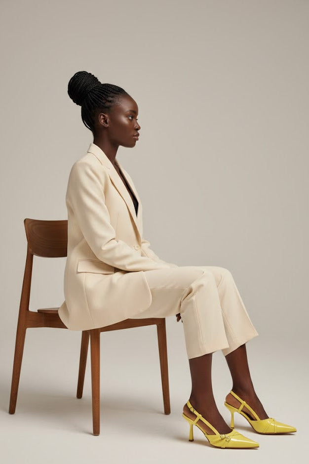 Escarpins Slingback à Boucles